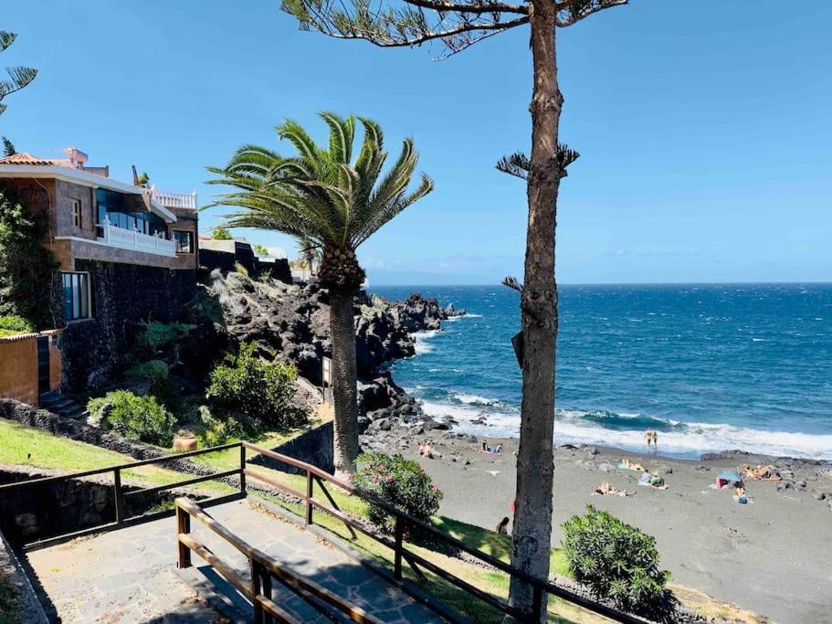 Beachfront Villa And Pool Puerto de Santiago  Zewnętrze zdjęcie